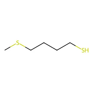 1-Butanethiol, 4-(methylthio)- structure