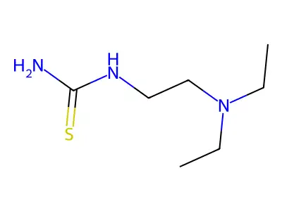 [2-(Diethylamino)ethyl]thiourea structure