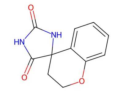 2,3-Dihydrospiro[1-benzopyran-4,4'-imidazolidine]-2',5'-dione structure