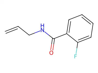 2-fluoro-N-prop-2-enylbenzamide structure