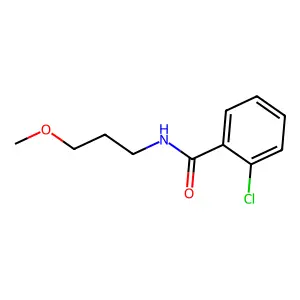2-chloro-N-(3-methoxypropyl)benzamide structure
