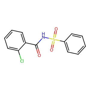 N-(benzenesulfonyl)-2-chlorobenzamide structure