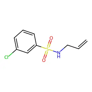 Benzenesulfonamide, 3-chloro-N-2-propenyl- structure