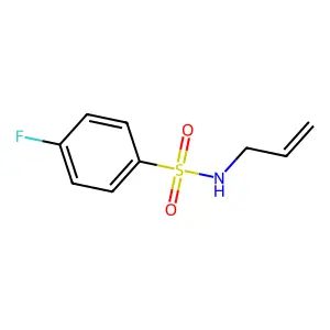 4-fluoro-N-(prop-2-en-1-yl)benzene-1-sulfonamide structure