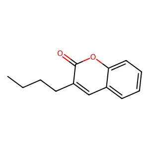Coumarin, 3-butyl- structure
