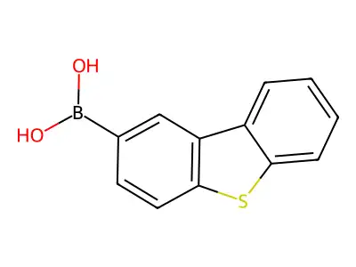 Dibenzothiophene-2-boronic Acid structure