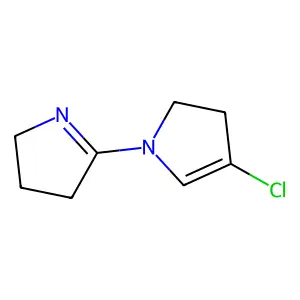 4-chloro-1-(3,4-dihydro-2H-pyrrol-5-yl)-2,3-dihydropyrrole structure