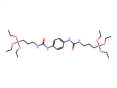Urea, N,N''-1,4-phenylenebis[N'-[3-(triethoxysilyl)propyl]- structure