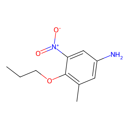 3-Methyl-5-nitro-4-propoxyaniline structure