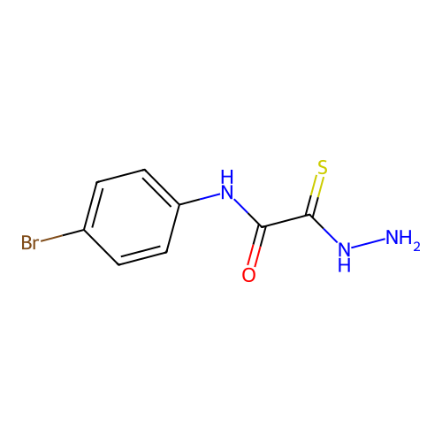 N-(4-Bromo-phenyl)-2-hydrazino-2-thioxo-acetamide structure