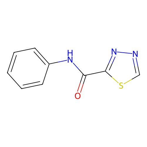N-phenyl-1,3,4-thiadiazole-2-carboxamide structure