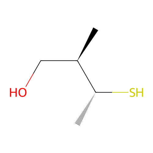2-Methyl-3-sulfanyl-butan-1-ol, (2R,3R)- structure