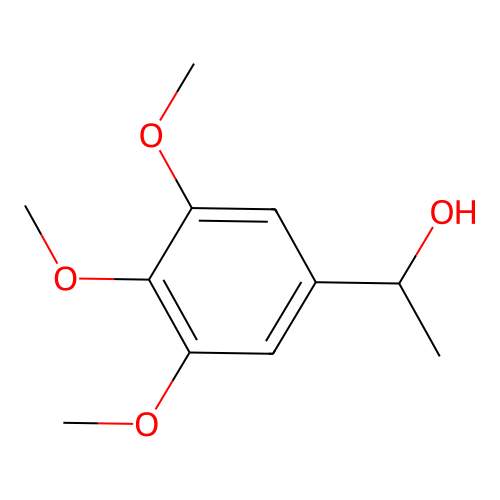 1-(3,4,5-Trimethoxyphenyl)ethanol structure