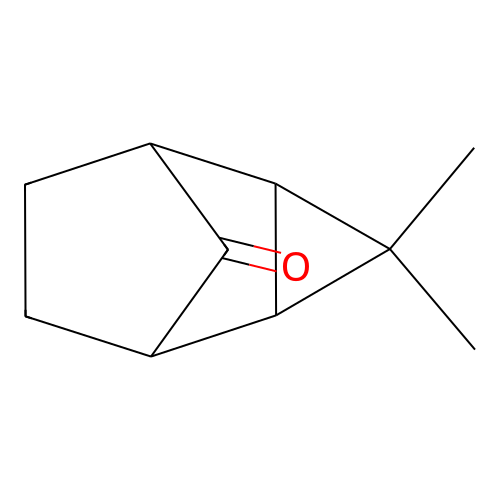 Tricyclo[3.2.1.0(2,4)]octan-8-one, 3,3-dimethyl-, (1alpha,2alpha,4alpha,5alpha)- structure