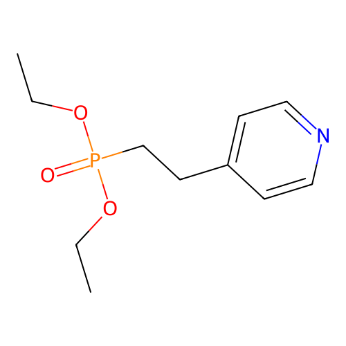 Diethyl 2-(4-pyridyl)ethylphosphonate structure