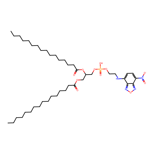 N-4-Nitrobenzo-2-oxa-1,3-diazoledipalmitoyl phosphatidylethanolamine structure