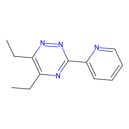 5,6-Diethyl-3-(pyridin-2-yl)-1,2,4-triazine structure