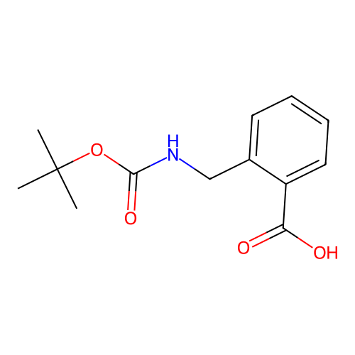 2-(Boc-aminomethyl)benzoic acid structure