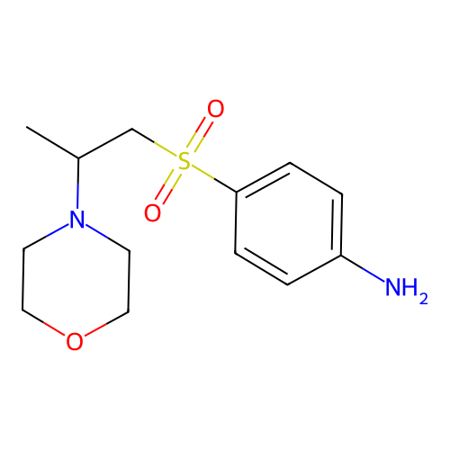 4-(2-Morpholin-4-ylpropylsulfonyl)aniline structure