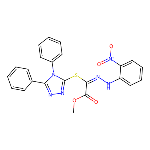 C23H18N6O4S structure