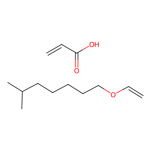 1-Ethenoxy-6-methylheptane;prop-2-enoic acid structure