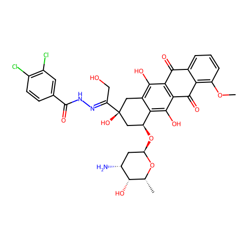 Benzoic acid der. structure