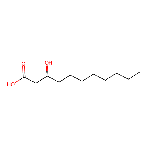 Undecanoic acid, 3-hydroxy-, (S)- structure