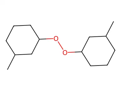 bis(3-Methylcyclohexyl) peroxide structure