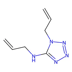 1-Allyl-5-(allylamino)tetrazole structure