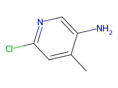 3-Amino-6-chloro-4-picoline structure