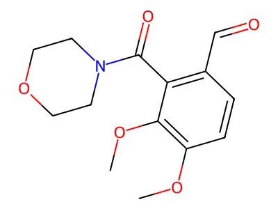 Veratraldehyde, 2-(morpholinocarbonyl)- structure