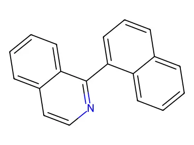Isoquinoline, 1-(1-naphthalenyl)- structure