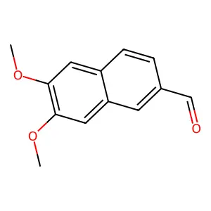 6,7-dimethoxynaphthalene-2-carbaldehyde structure