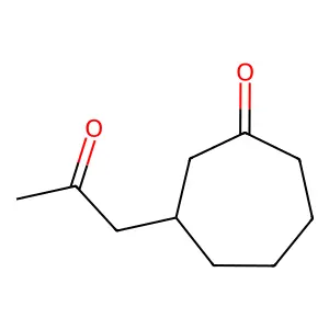 Cycloheptanone, 3-(2-oxopropyl)- structure