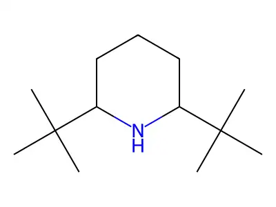 2,6-Di-tert-butylpiperidine structure