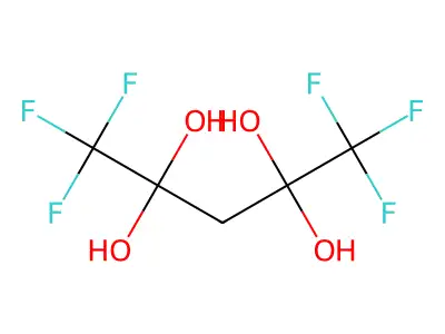 1,1,1,5,5,5-Hexafluoro-2,2,4,4-pentanetetrol structure