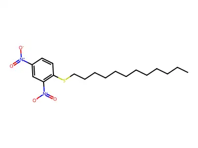 1-(2,4-Dinitro-phenylsulfanyl)-dodecane structure