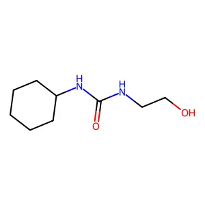 N-Cyclohexyl-N'-(2-hydroxyethyl)urea structure