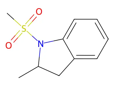 2-Methyl-1-(methylsulfonyl)indoline structure