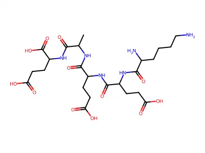 Lys-Glu-Glu-Ala-Glu structure