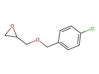 2-{[(4-Chlorophenyl)methoxy]methyl}oxirane structure