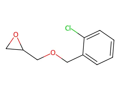 2-(((2-Chlorophenyl)methoxy)methyl)oxirane structure