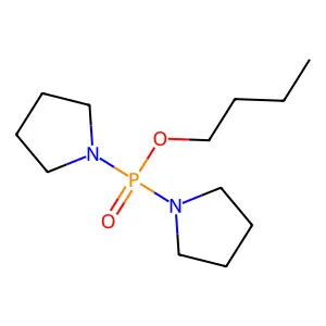 Butyl dipyrrolidin-1-ylphosphinate structure