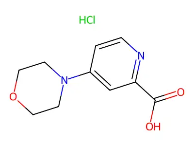 4-(Morpholin-4-yl)pyridine-2-carboxylic acid structure