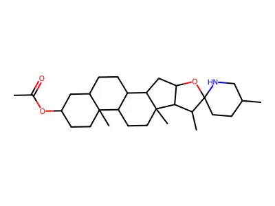 5,6-Dihydrosolasodine 3-acetate structure