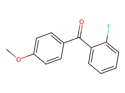 2-Fluoro-4'-methoxybenzophenone structure