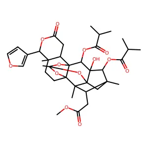 Phragmalin 3,30-diisobutyrate structure