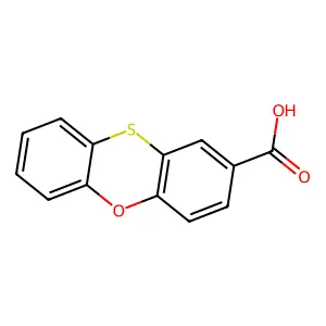 2-Phenoxathiincarboxylic acid structure