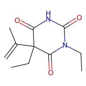3,5-Diethyl-6-hydroxy-5-(prop-1-en-2-yl)pyrimidine-2,4(3H,5H)-dione structure