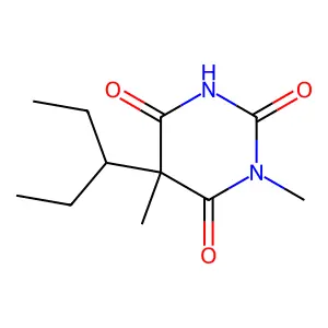 6-Hydroxy-3,5-dimethyl-5-(pentan-3-yl)pyrimidine-2,4(3H,5H)-dione structure